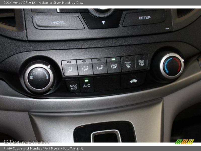 Alabaster Silver Metallic / Gray 2014 Honda CR-V LX