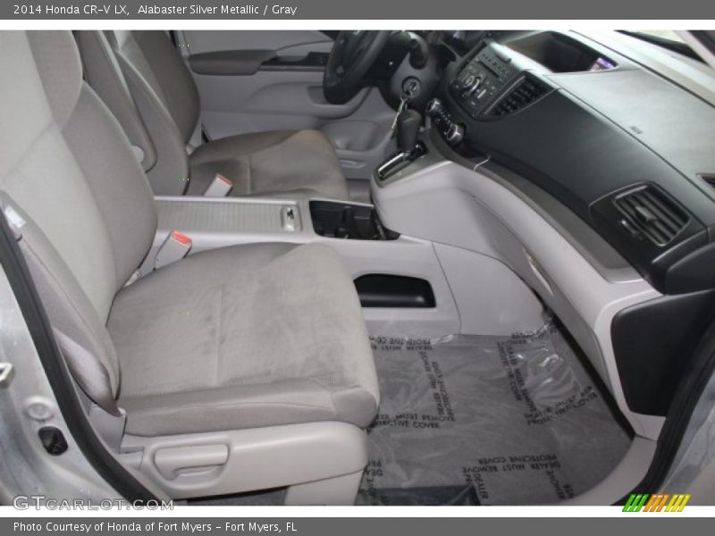 Alabaster Silver Metallic / Gray 2014 Honda CR-V LX