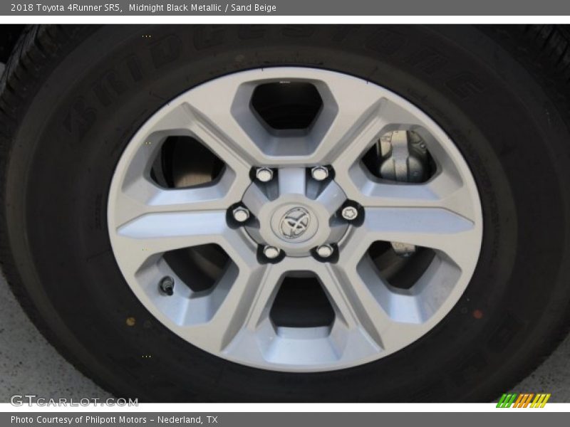 Midnight Black Metallic / Sand Beige 2018 Toyota 4Runner SR5