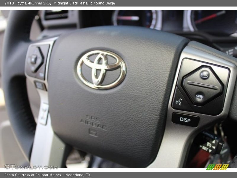 Midnight Black Metallic / Sand Beige 2018 Toyota 4Runner SR5