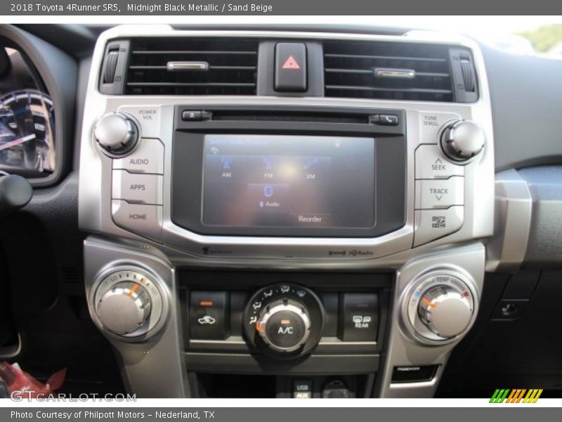 Midnight Black Metallic / Sand Beige 2018 Toyota 4Runner SR5