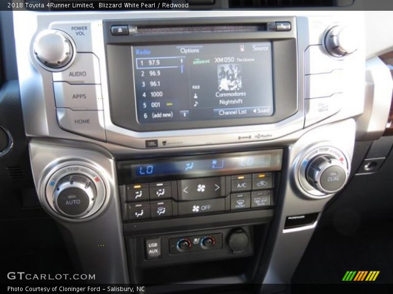 Blizzard White Pearl / Redwood 2018 Toyota 4Runner Limited