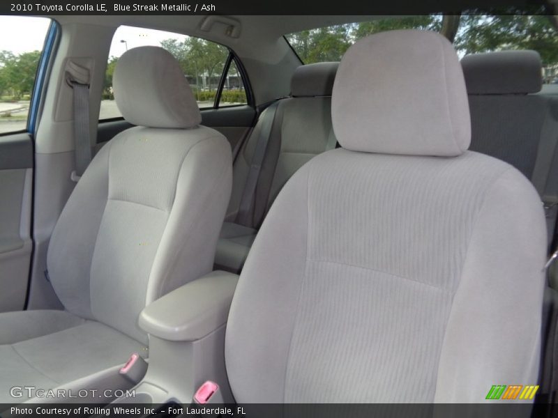 Blue Streak Metallic / Ash 2010 Toyota Corolla LE