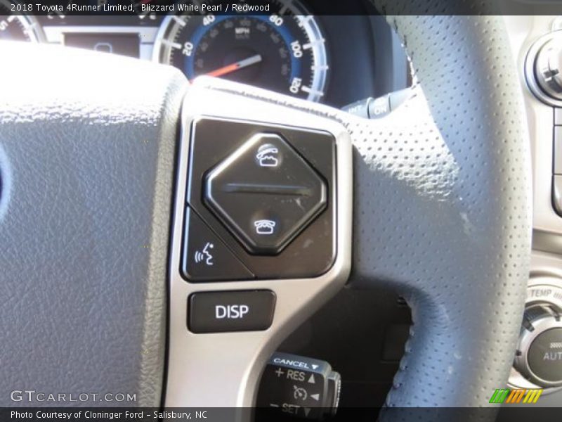 Blizzard White Pearl / Redwood 2018 Toyota 4Runner Limited