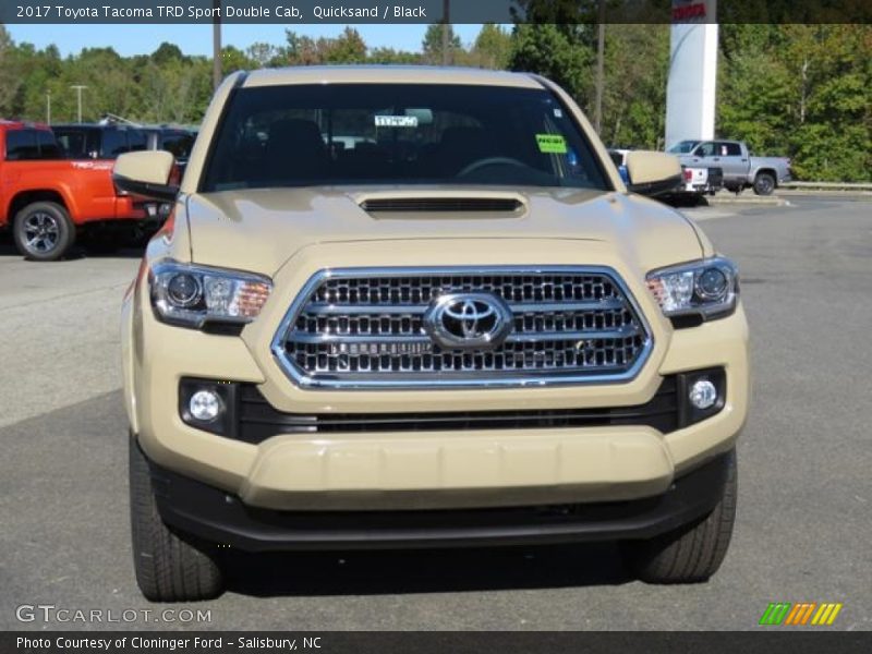 Quicksand / Black 2017 Toyota Tacoma TRD Sport Double Cab