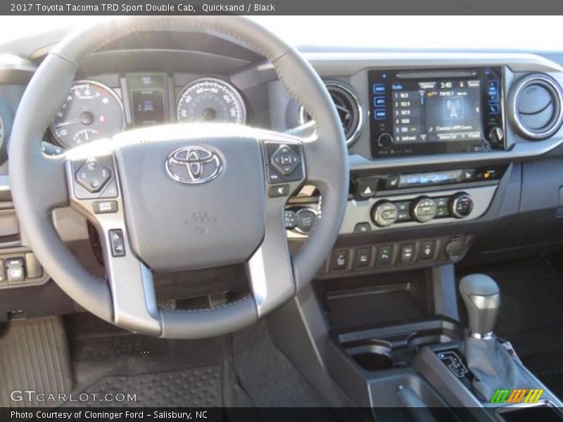 Quicksand / Black 2017 Toyota Tacoma TRD Sport Double Cab