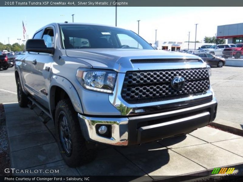 Silver Sky Metallic / Graphite 2018 Toyota Tundra XSP CrewMax 4x4