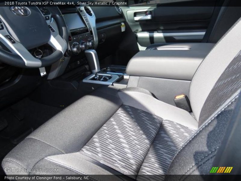 Front Seat of 2018 Tundra XSP CrewMax 4x4