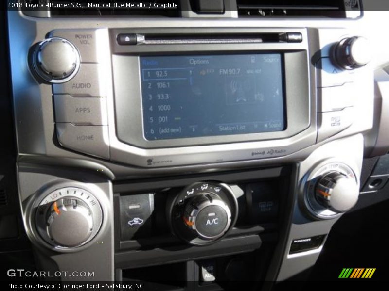 Nautical Blue Metallic / Graphite 2018 Toyota 4Runner SR5