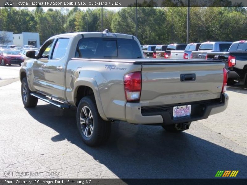 Quicksand / Black 2017 Toyota Tacoma TRD Sport Double Cab