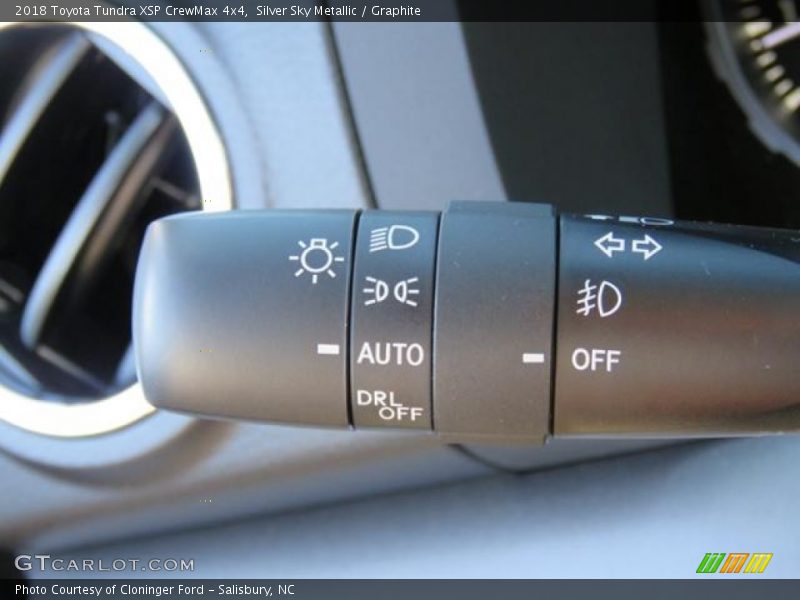 Controls of 2018 Tundra XSP CrewMax 4x4