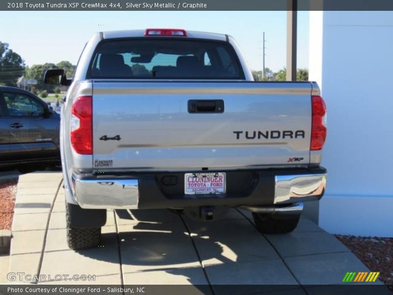 Silver Sky Metallic / Graphite 2018 Toyota Tundra XSP CrewMax 4x4