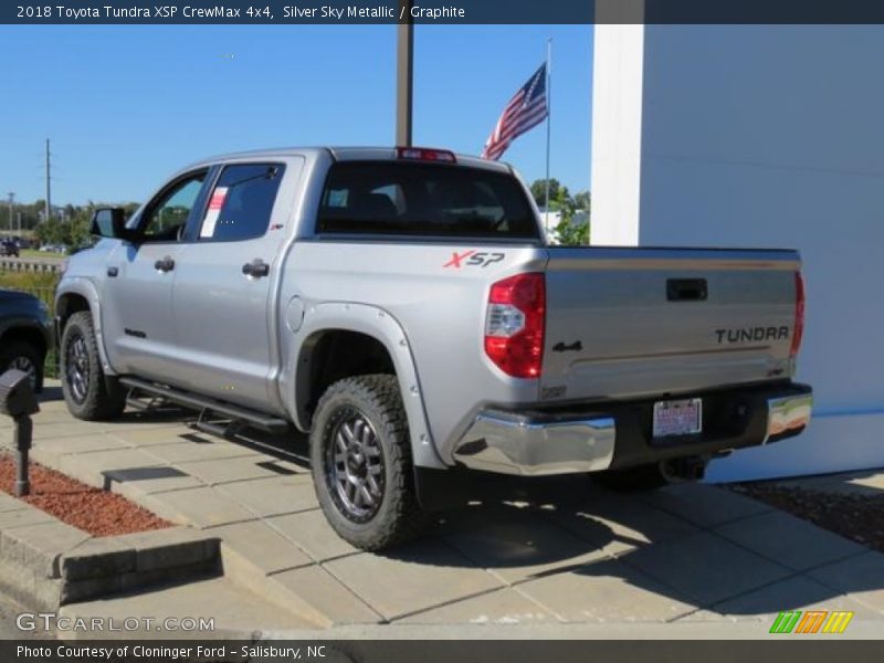  2018 Tundra XSP CrewMax 4x4 Silver Sky Metallic