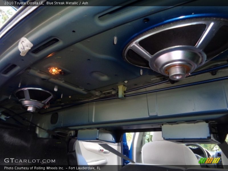 Blue Streak Metallic / Ash 2010 Toyota Corolla LE