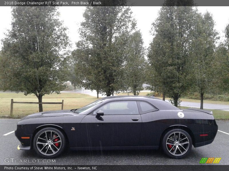 Pitch Black / Black 2018 Dodge Challenger R/T Scat Pack