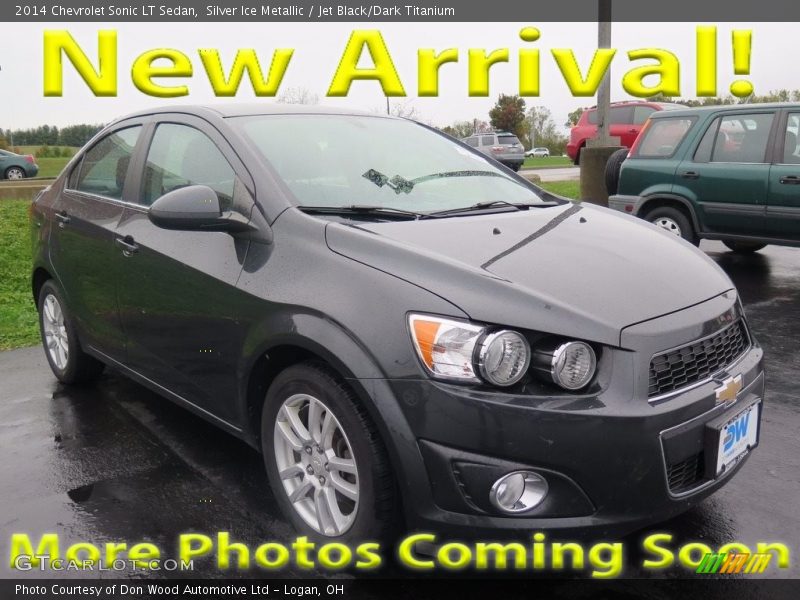 Silver Ice Metallic / Jet Black/Dark Titanium 2014 Chevrolet Sonic LT Sedan