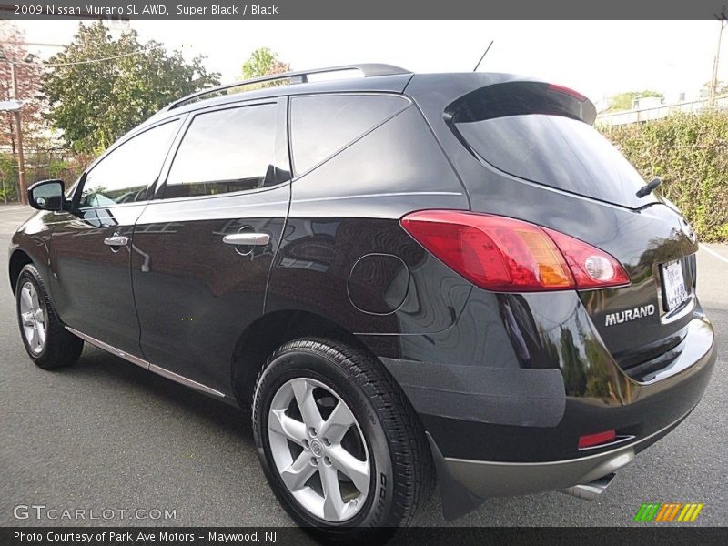 Super Black / Black 2009 Nissan Murano SL AWD