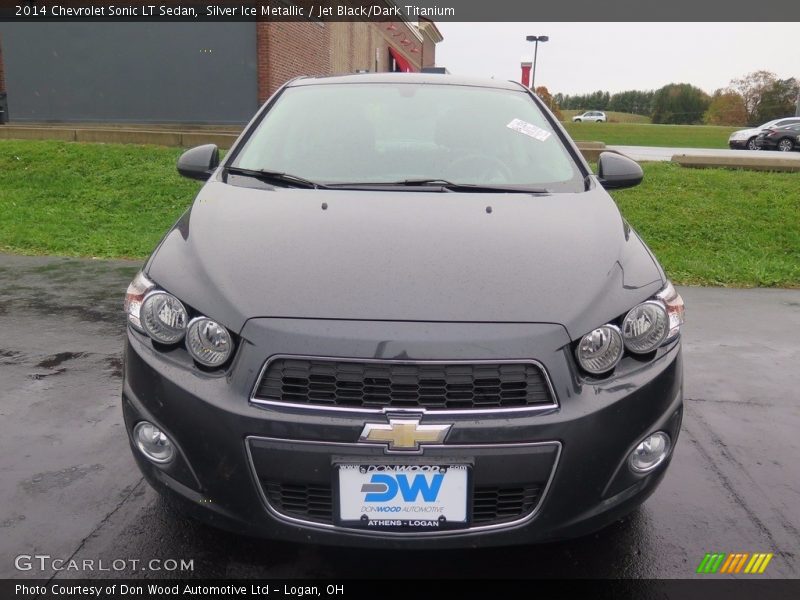 Silver Ice Metallic / Jet Black/Dark Titanium 2014 Chevrolet Sonic LT Sedan