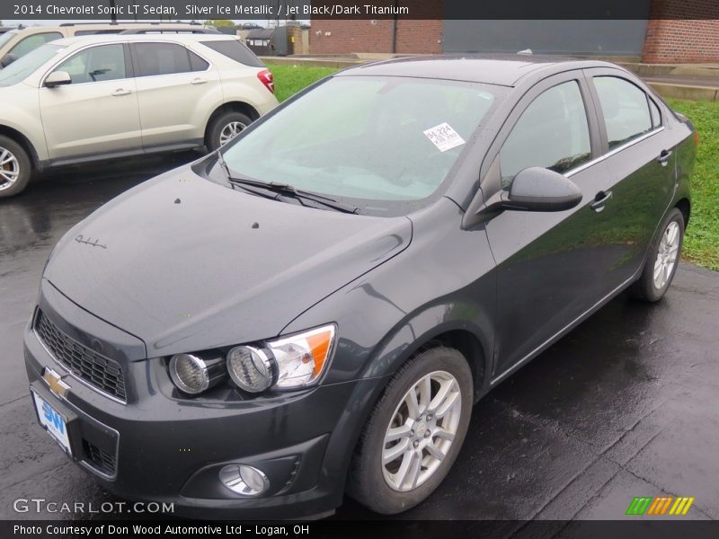 Silver Ice Metallic / Jet Black/Dark Titanium 2014 Chevrolet Sonic LT Sedan