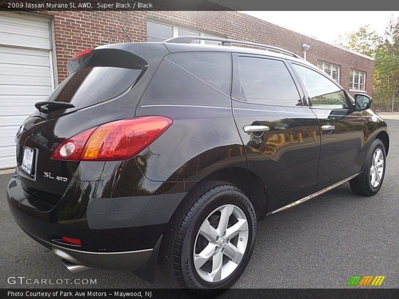 Super Black / Black 2009 Nissan Murano SL AWD