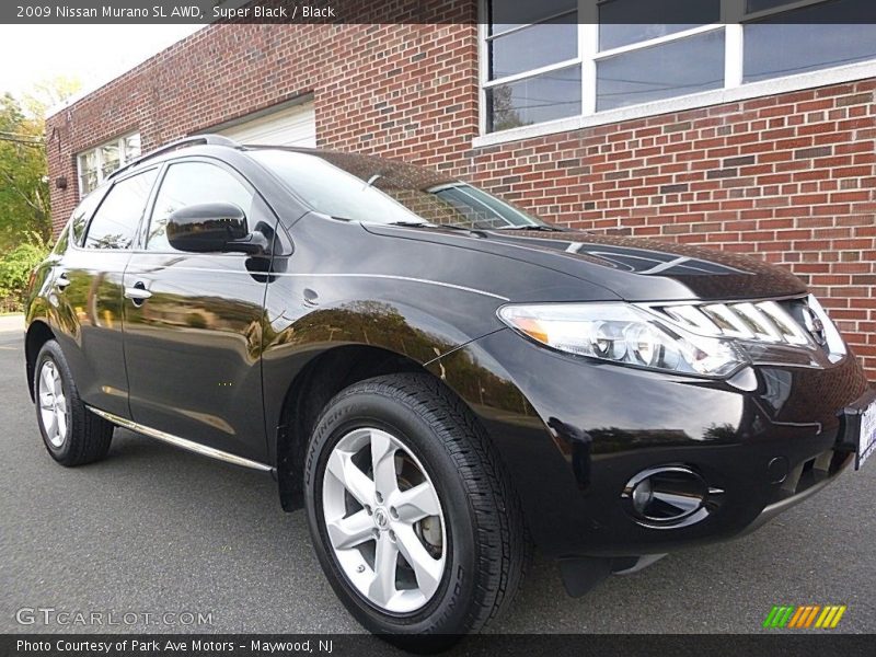 Super Black / Black 2009 Nissan Murano SL AWD