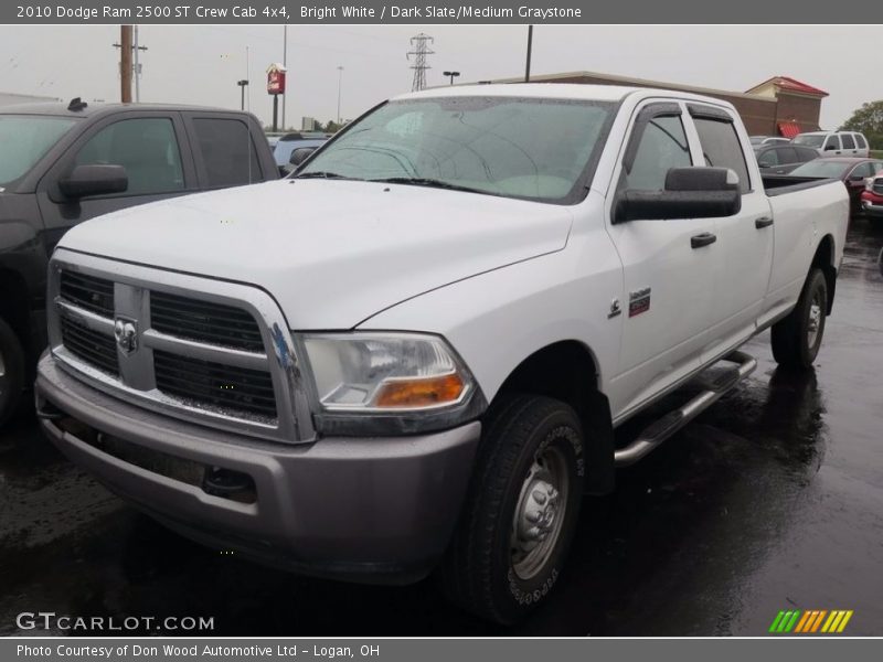 Bright White / Dark Slate/Medium Graystone 2010 Dodge Ram 2500 ST Crew Cab 4x4