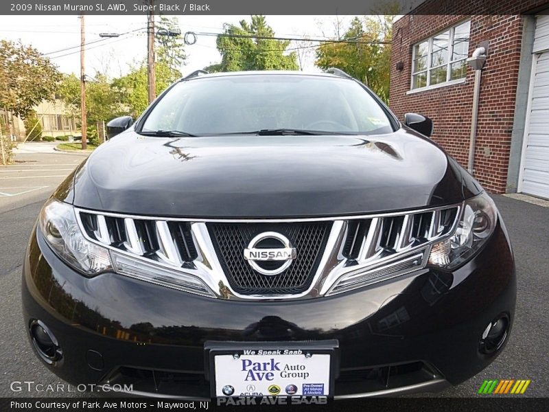 Super Black / Black 2009 Nissan Murano SL AWD