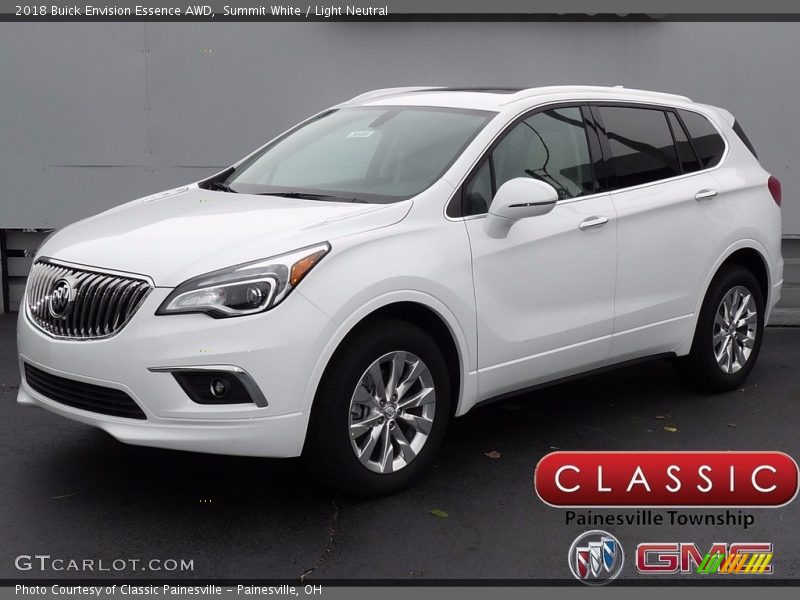 Summit White / Light Neutral 2018 Buick Envision Essence AWD