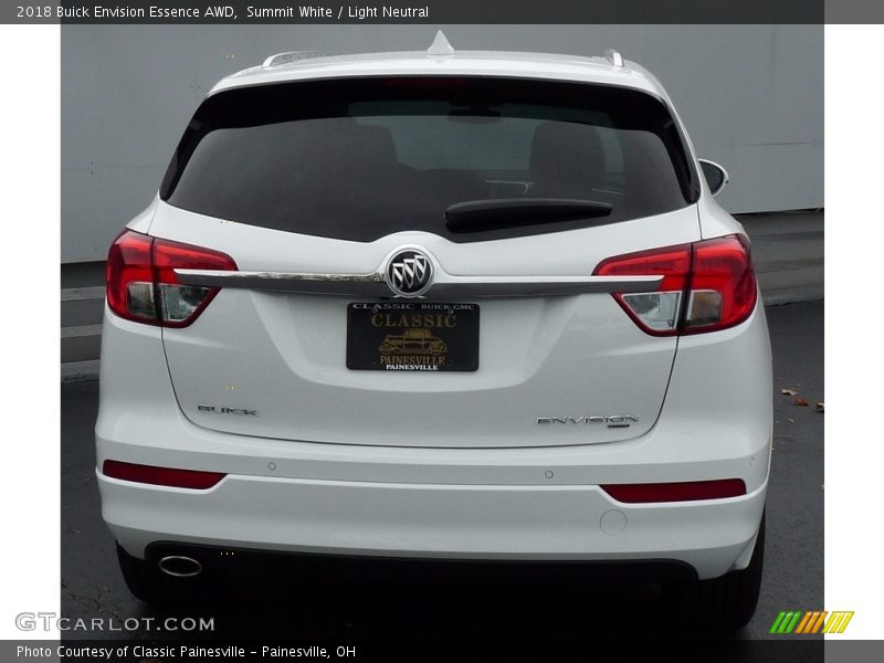 Summit White / Light Neutral 2018 Buick Envision Essence AWD