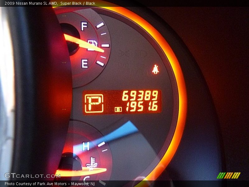 Super Black / Black 2009 Nissan Murano SL AWD
