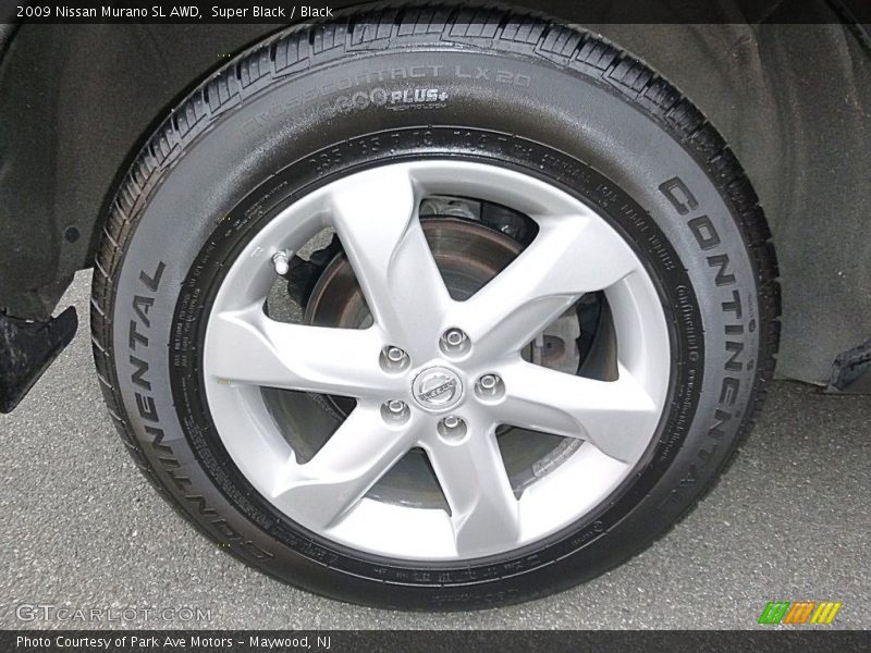 Super Black / Black 2009 Nissan Murano SL AWD