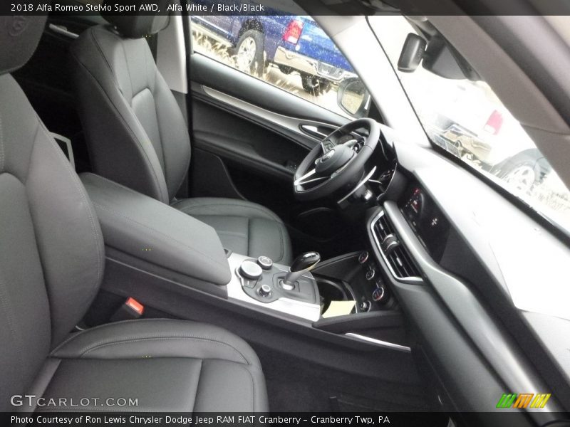 Alfa White / Black/Black 2018 Alfa Romeo Stelvio Sport AWD