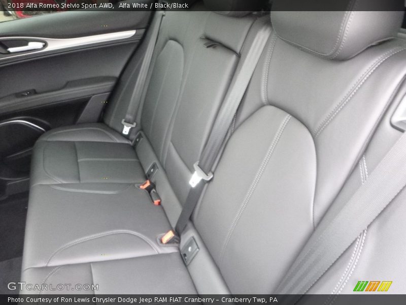 Alfa White / Black/Black 2018 Alfa Romeo Stelvio Sport AWD