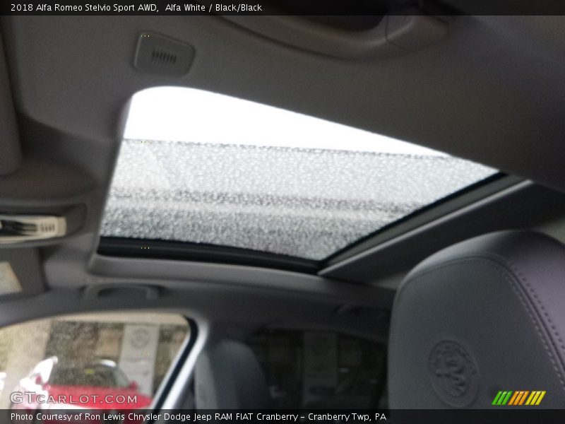 Alfa White / Black/Black 2018 Alfa Romeo Stelvio Sport AWD