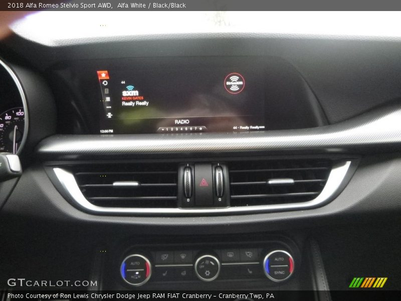 Alfa White / Black/Black 2018 Alfa Romeo Stelvio Sport AWD