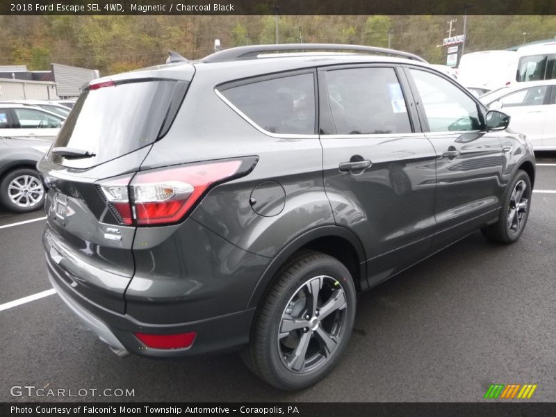 Magnetic / Charcoal Black 2018 Ford Escape SEL 4WD