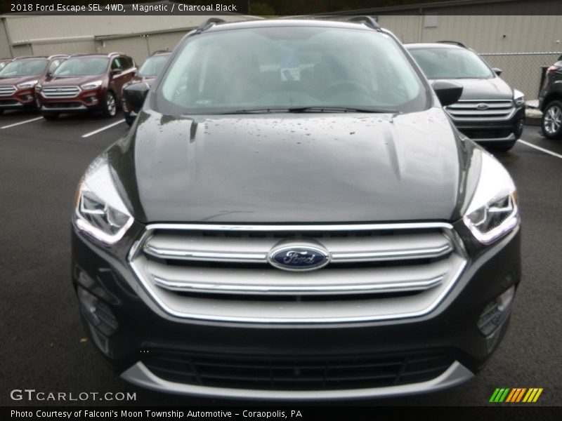 Magnetic / Charcoal Black 2018 Ford Escape SEL 4WD