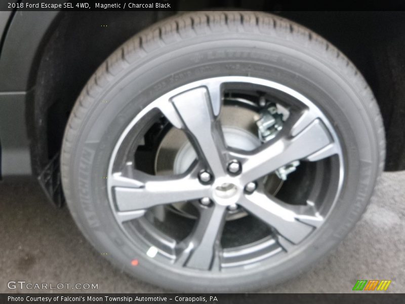 Magnetic / Charcoal Black 2018 Ford Escape SEL 4WD