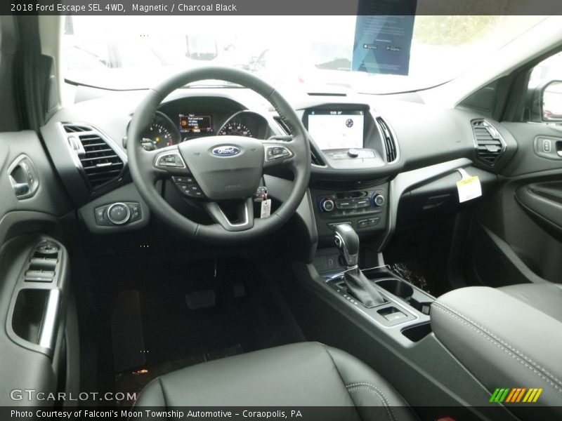 Magnetic / Charcoal Black 2018 Ford Escape SEL 4WD