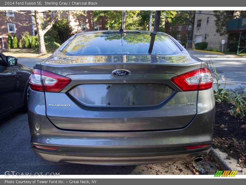 Sterling Gray / Charcoal Black 2014 Ford Fusion SE