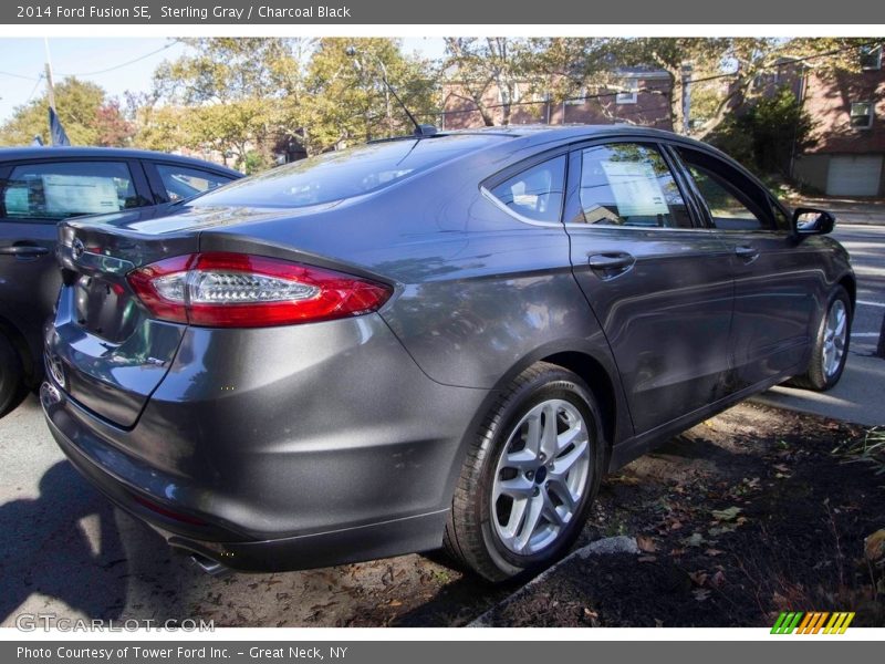 Sterling Gray / Charcoal Black 2014 Ford Fusion SE