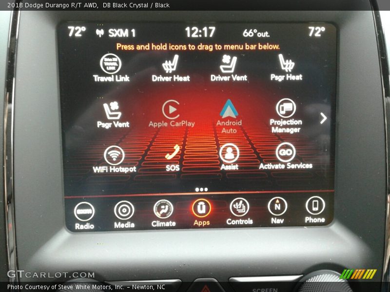 DB Black Crystal / Black 2018 Dodge Durango R/T AWD