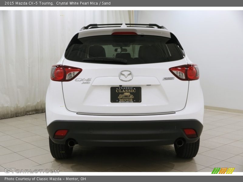Crystal White Pearl Mica / Sand 2015 Mazda CX-5 Touring