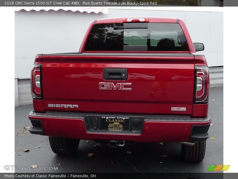 Red Quartz Tintcoat / Jet Black/­Spice Red 2018 GMC Sierra 1500 SLT Crew Cab 4WD