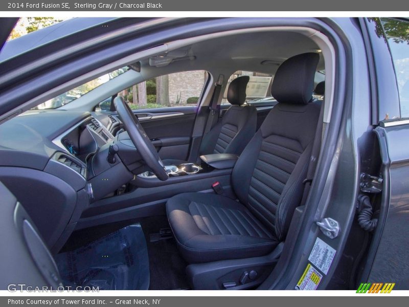 Sterling Gray / Charcoal Black 2014 Ford Fusion SE