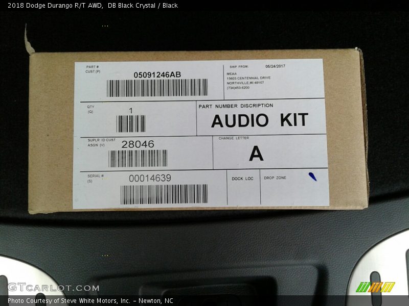 DB Black Crystal / Black 2018 Dodge Durango R/T AWD