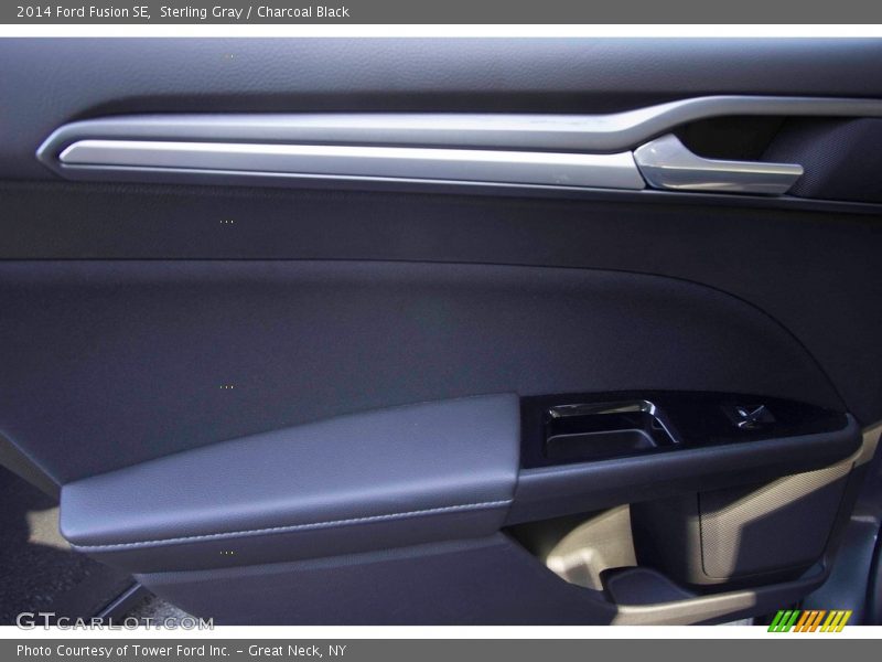Sterling Gray / Charcoal Black 2014 Ford Fusion SE