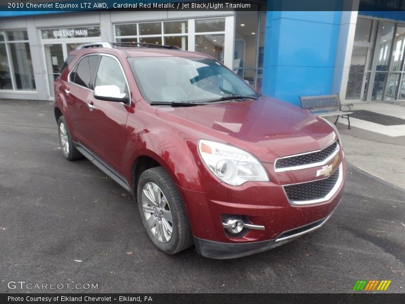 Cardinal Red Metallic / Jet Black/Light Titanium 2010 Chevrolet Equinox LTZ AWD