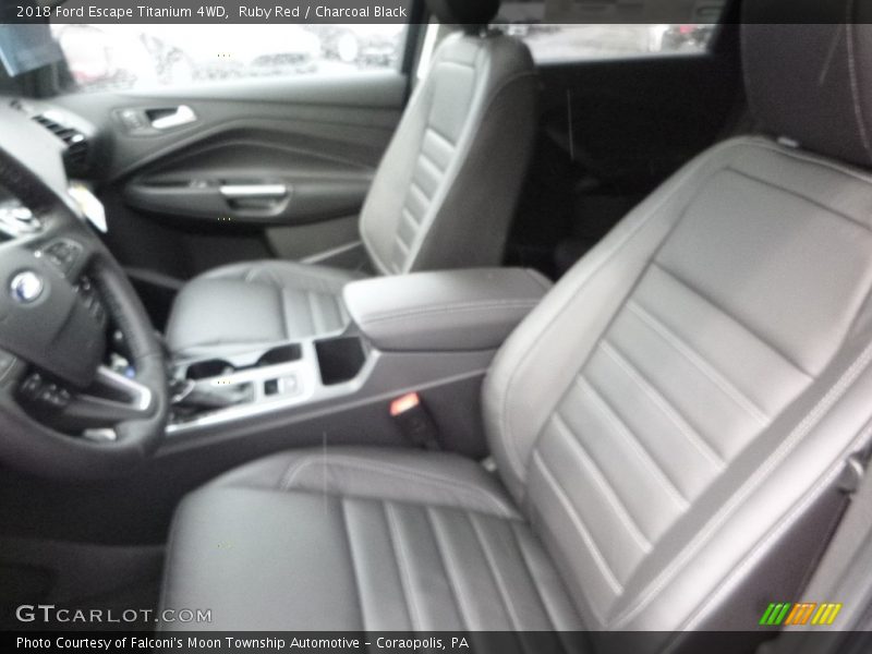 Ruby Red / Charcoal Black 2018 Ford Escape Titanium 4WD