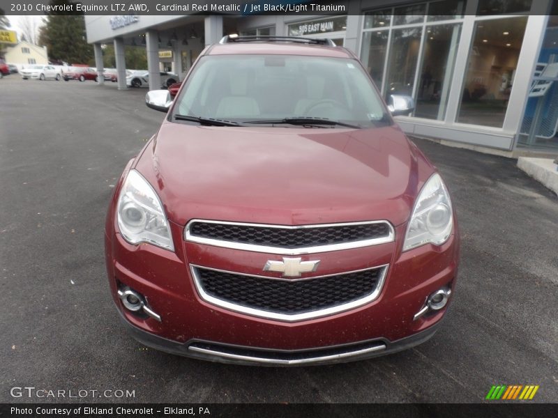 Cardinal Red Metallic / Jet Black/Light Titanium 2010 Chevrolet Equinox LTZ AWD